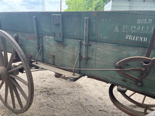 HIGH WHEEL WEBER WAGON